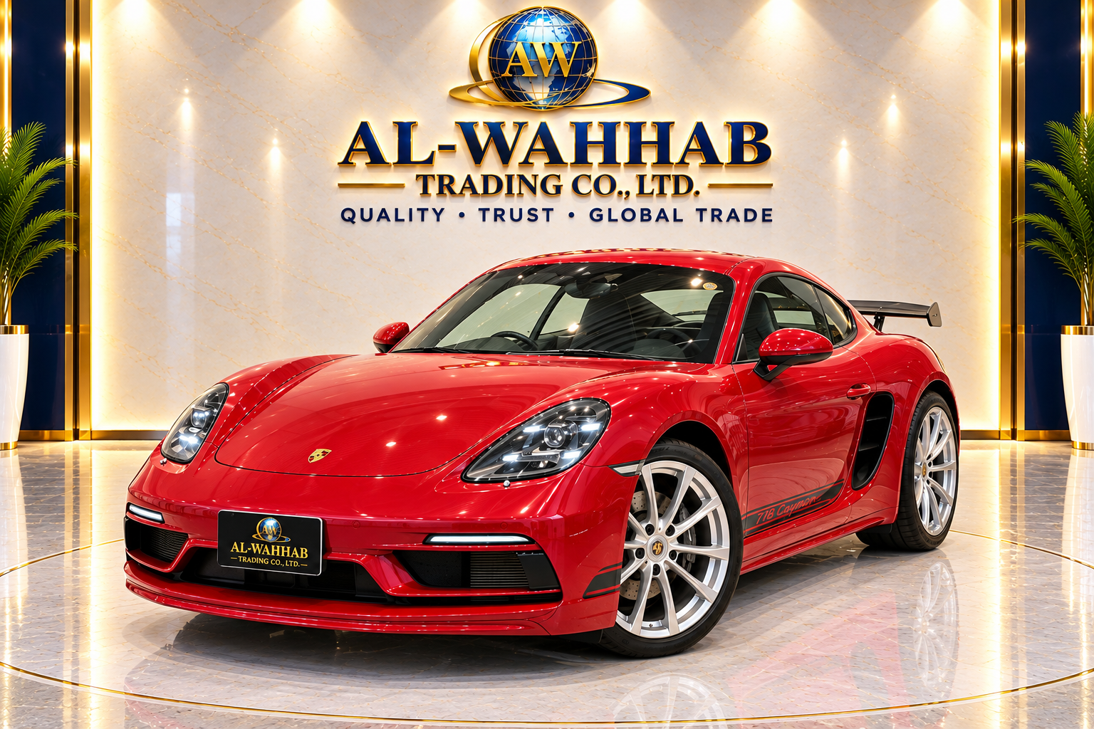 2019 PORSCHE 718 CAYMAN PDK Sport Exhaust Side Decals
